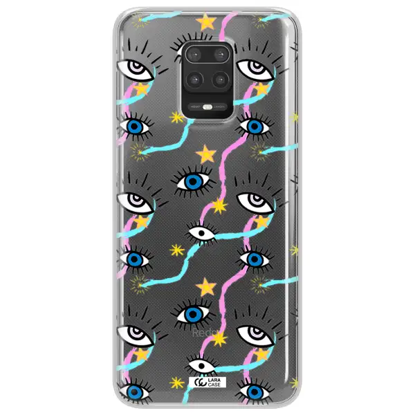 Eye And Ribbon Xiaomi Note 9S Clear TPU Case