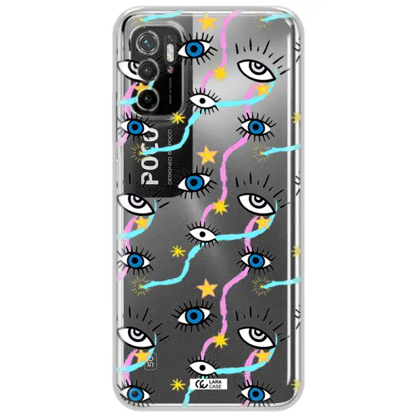 Eye And Ribbon Xiaomi Poco M3 Pro Clear Tpu Case