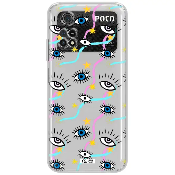 Eye And Ribbon Xiaomi Poco M4 Pro 4G Clear Tpu Case