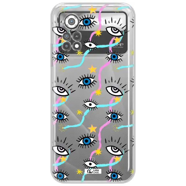 Eye And Ribbon Xiaomi Poco X4 Pro Clear TPU Case
