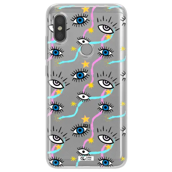 Eye And Ribbon Xiaomi Redmi Note 6 Pro Clear TPU Case