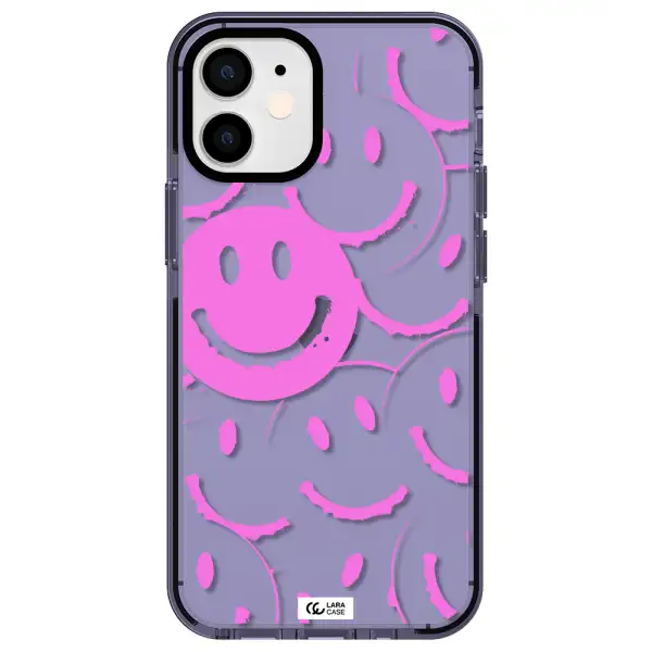 Smile Purple Apple iPhone 12 mini impact Lilac Case