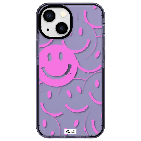 Smile Purple Apple iPhone 13 mini impact Lilac Case
