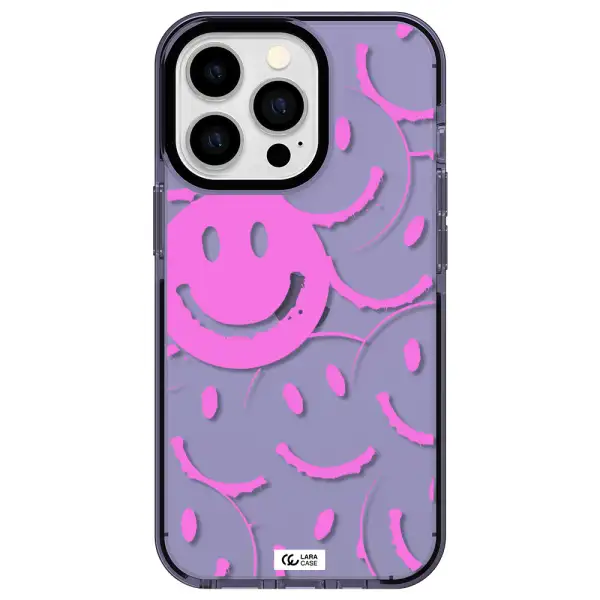 Smile Purple Apple iPhone 13 Pro impact Lilac Case