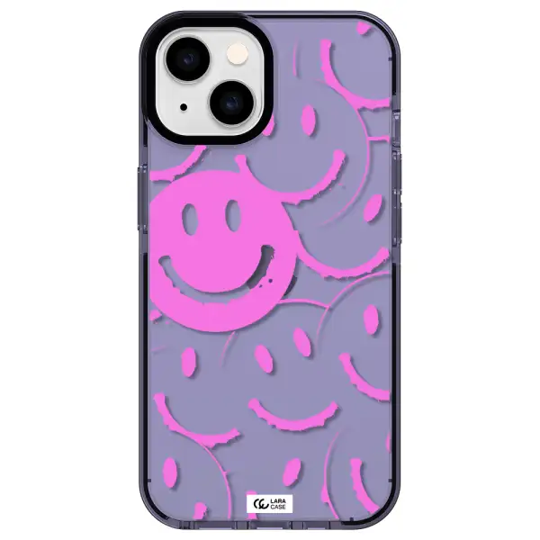 Smile Purple Apple iPhone 14 impact Lilac Case