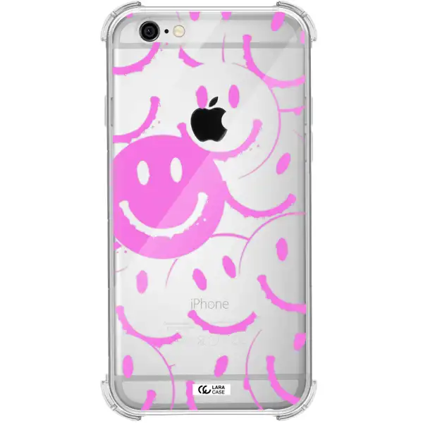 Smile Purple Apple iPhone 6 Clear PC Case