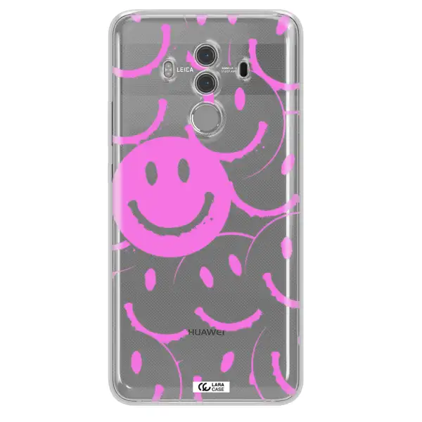 Smile Purple Huawei Mate 10 Pro Clear TPU Case