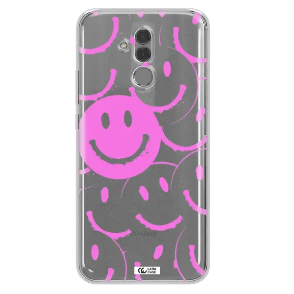 Smile Purple Huawei Mate 20 Lite Clear TPU Case