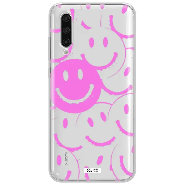 Smile Purple Xiaomi Mi 9 Lite Clear Tpu Case