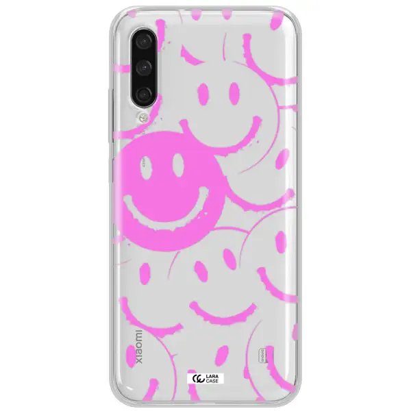 Smile Purple Xiaomi Mi A3 Clear Tpu Case