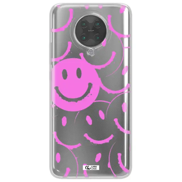 Smile Purple Xiaomi Poco F2 Pro Clear TPU Case