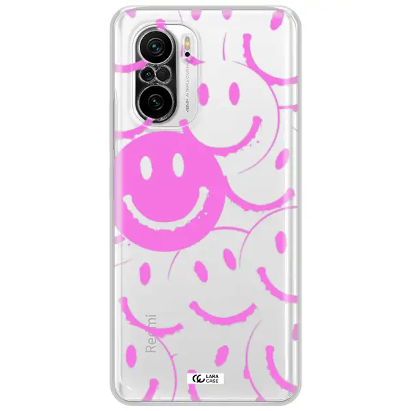 Smile Purple Xiaomi Poco F3 Clear Tpu Case