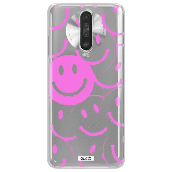 Smile Purple Xiaomi Redmi K30 Clear TPU Case