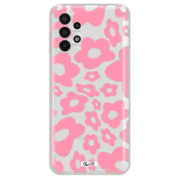 Five Petal Pink Flower Samsung A13 4g Clear TPU Case