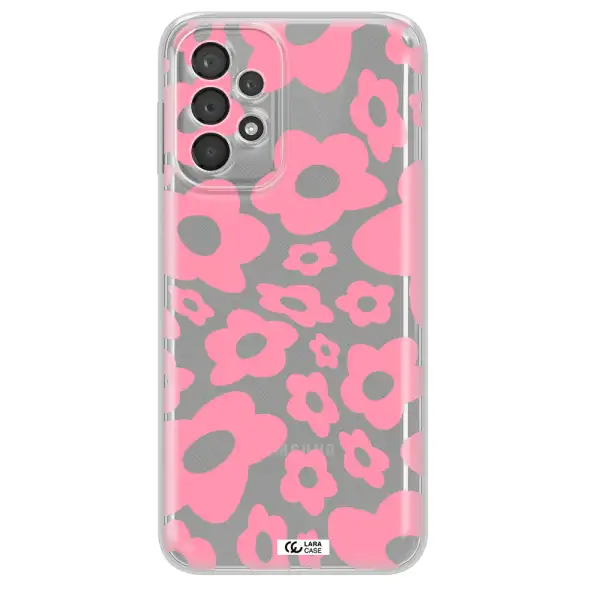 Five Petal Pink Flower Samsung A23 5G Clear Tpu Case