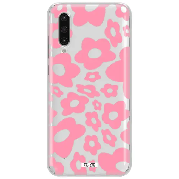Five Petal Pink Flower Xiaomi Mi 9 Lite Clear Tpu Case