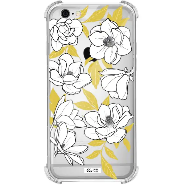 White Quince Flower Apple iPhone 6 Clear PC Case