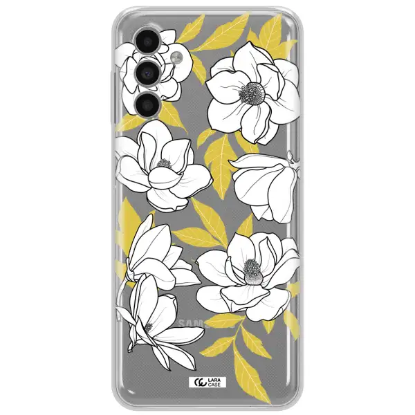 White Quince Flower Samsung A13 5G Clear Tpu Case