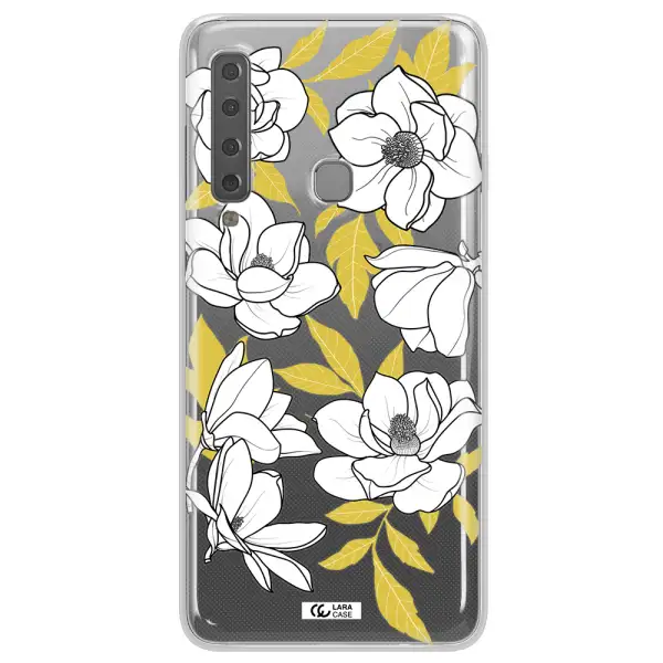 White Quince Flower Samsung A9 2018 Clear TPU Case