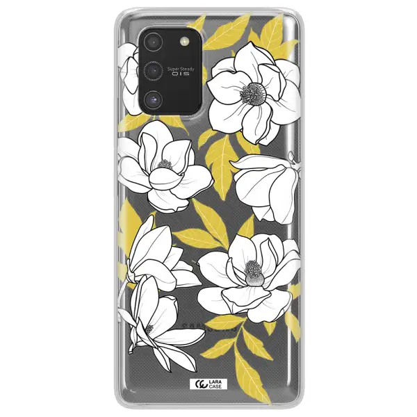 White Quince Flower Samsung S10 Lite Clear TPU Case