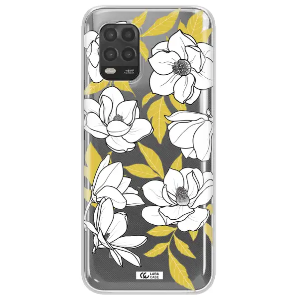 White Quince Flower Xiaomi Mi 10 Lite Clear TPU Case