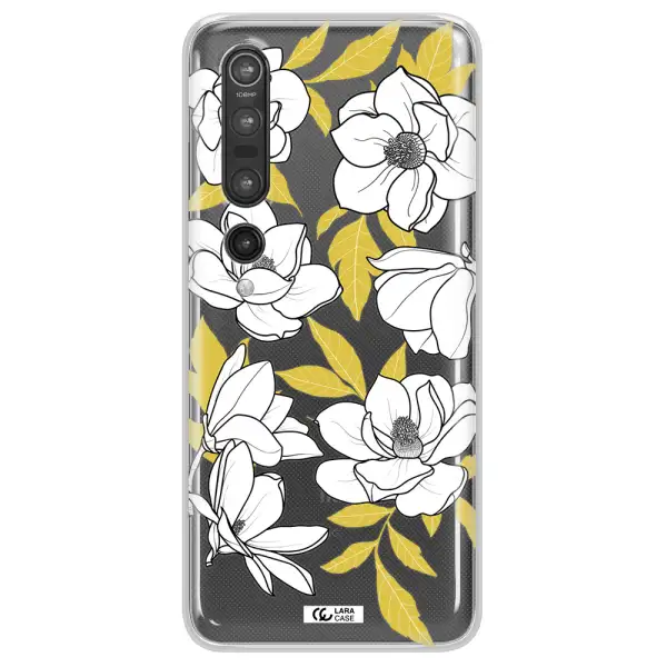 White Quince Flower Xiaomi Mi 10 Pro Clear TPU Case