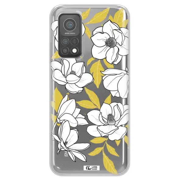 White Quince Flower Xiaomi Mi 10 T Pro Clear TPU Case