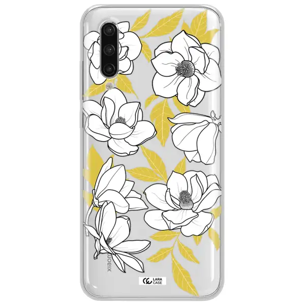 White Quince Flower Xiaomi Mi 9 Lite Clear Tpu Case