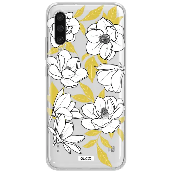 White Quince Flower Xiaomi Mi A3 Clear Tpu Case