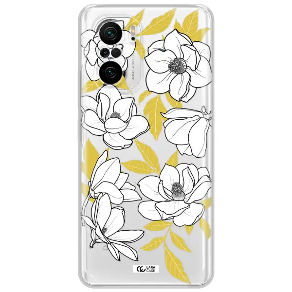 White Quince Flower Xiaomi Poco F3 Clear Tpu Case