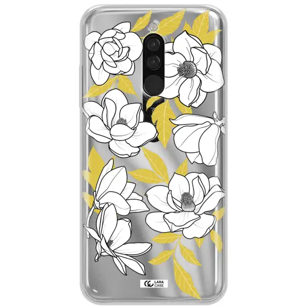 White Quince Flower Xiaomi Redmi 8 Clear Tpu Case
