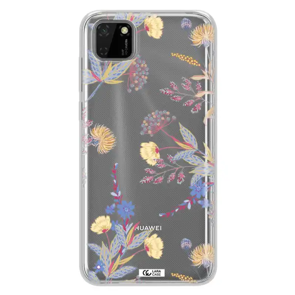 Pastel Fall Flowers Huawei Honor 9S Clear TPU Case