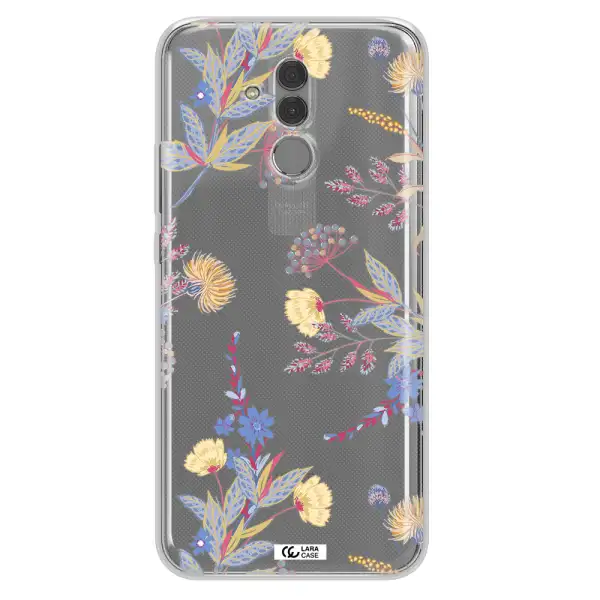 Pastel Fall Flowers Huawei Mate 20 Lite Clear TPU Case