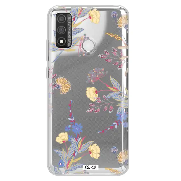 Pastel Fall Flowers Huawei P Smart 2020 Clear TPU Case