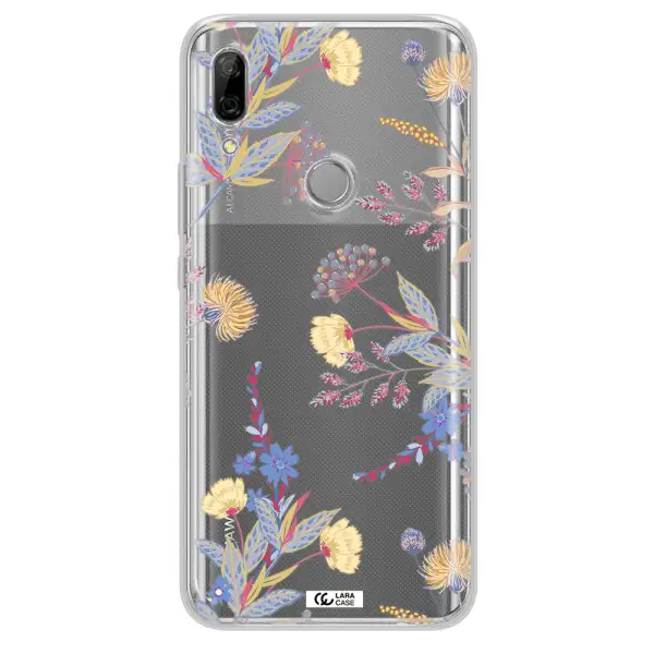 Pastel Fall Flowers Huawei P Smart Z Clear TPU Case