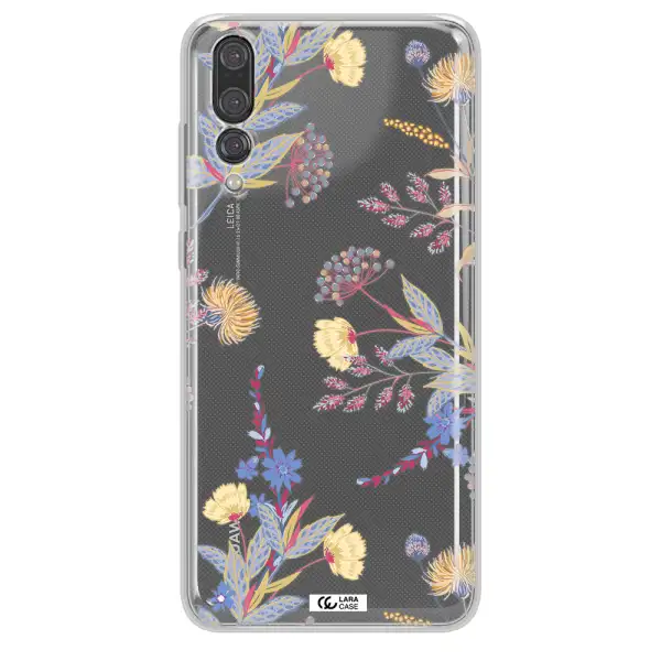 Pastel Fall Flowers Huawei P20 Pro Clear TPU Case
