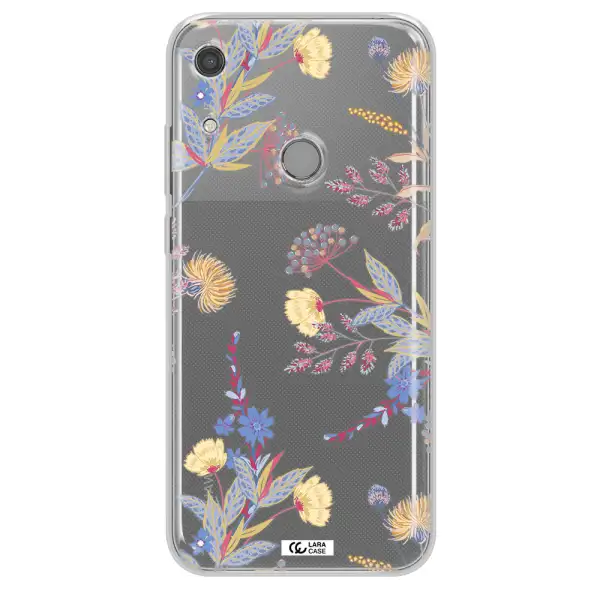 Pastel Fall Flowers Huawei Y6S Clear TPU Case