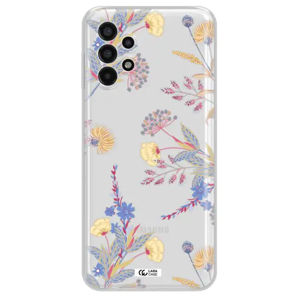 Pastel Fall Flowers Samsung A13 4g Clear TPU Case