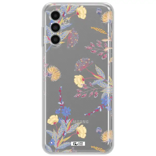 Pastel Fall Flowers Samsung A13 5G Clear Tpu Case