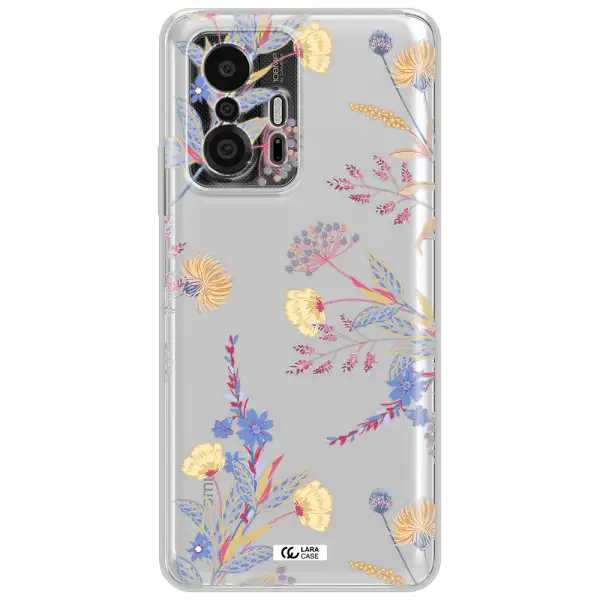 Pastel Fall Flowers Xiaomi 11T Pro Clear Tpu Case