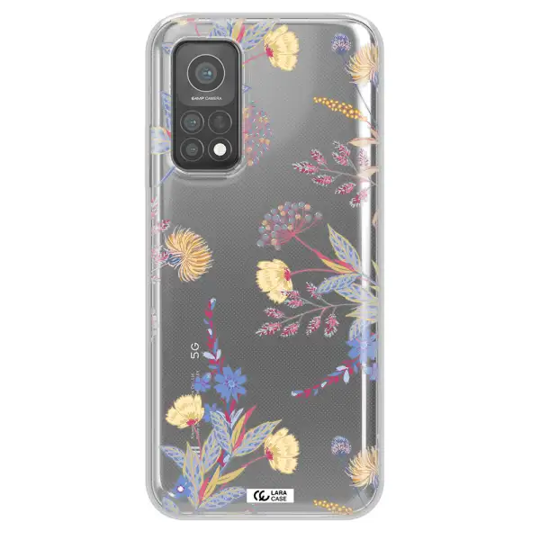 Pastel Fall Flowers Xiaomi Mi 10 T Pro Clear TPU Case