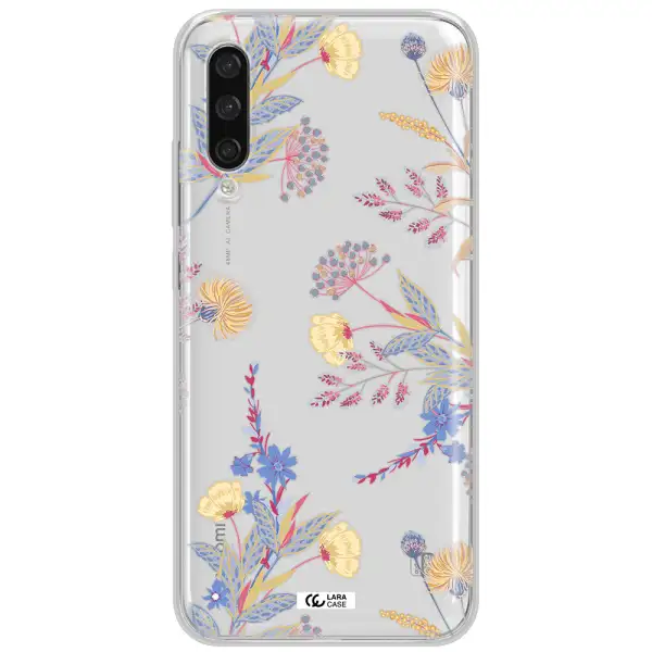 Pastel Fall Flowers Xiaomi Mi A3 Clear Tpu Case