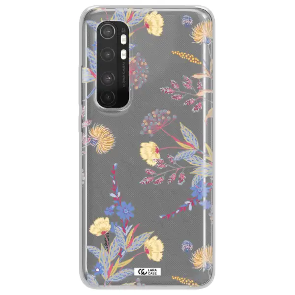 Pastel Fall Flowers Xiaomi Mi Note 10 Lite Clear TPU Case