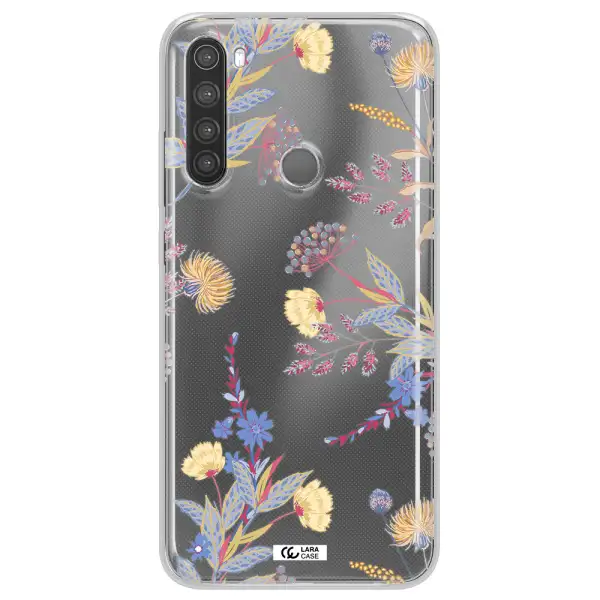 Pastel Fall Flowers Xiaomi Note 8 Clear TPU Case