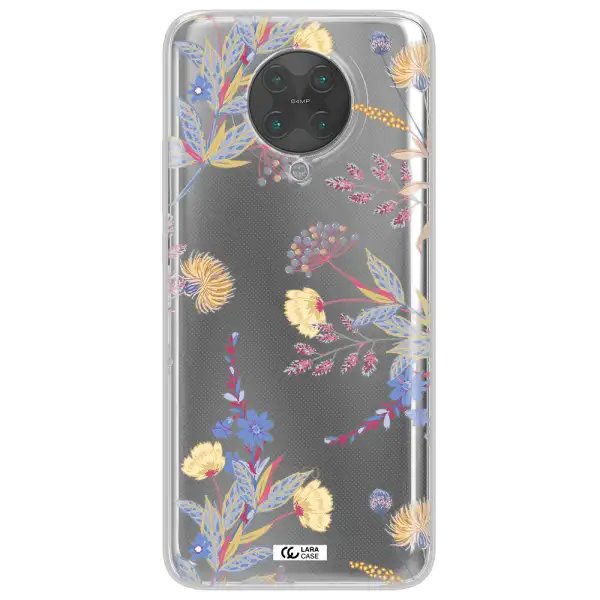 Pastel Fall Flowers Xiaomi Poco F2 Pro Clear TPU Case