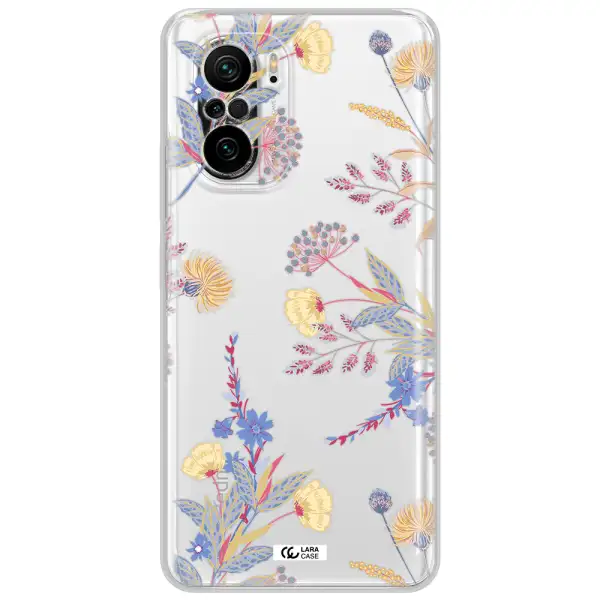 Pastel Fall Flowers Xiaomi Poco F3 Clear Tpu Case