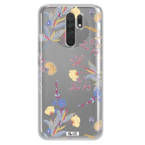 Pastel Fall Flowers Xiaomi Redmi 9 Clear TPU Case