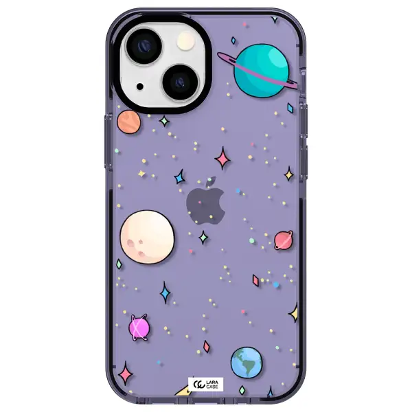 Solar System Print Apple iPhone 13 mini impact Lilac Case