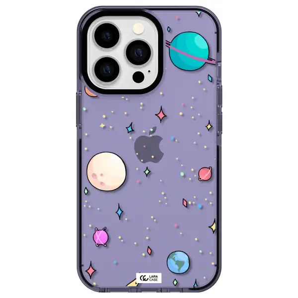 Solar System Print Apple iPhone 13 Pro impact Lilac Case