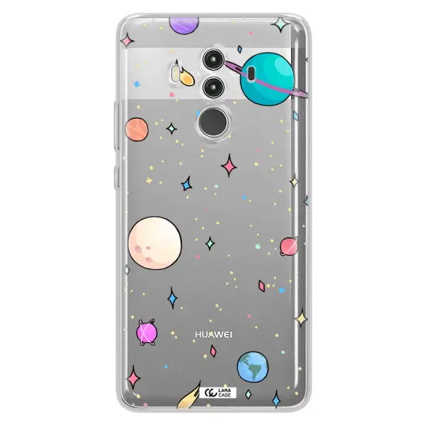 Solar System Print Huawei Mate 10 Clear TPU Case